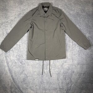 Dixxon Flannel Company Men's S Ground Up Customs Gray Coach's Jacket NWOT